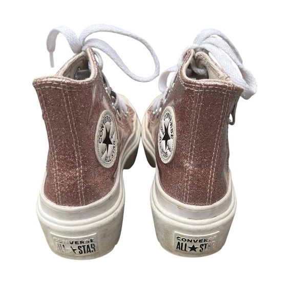 GIRLS' CONVERSE CHUCK TAYLOR ALLSTAR LUGLIFT PS SNEAKERS - Picture 5 of 9